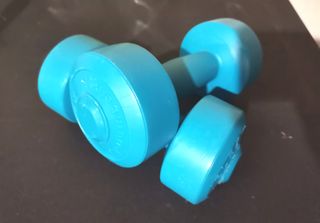 Conjunto Mancuernas 1kg y 4kg Azul