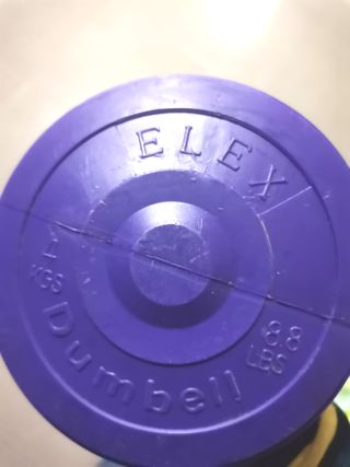 Conjunto Mancuernas 1kg y 4kg Azul