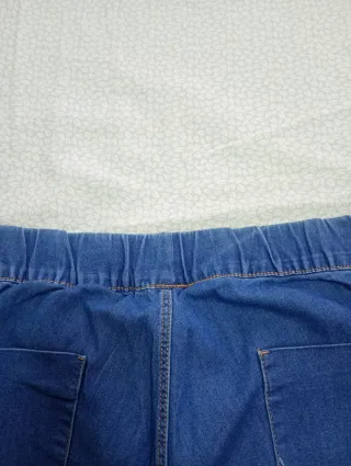 Pantalón vaquero elástico mujer