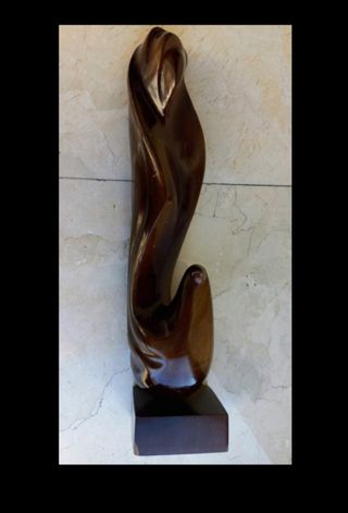 Escultura Luis Nachon Madera