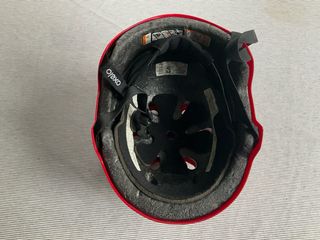 Casco patinaje niño/a rojo 55-58 cm