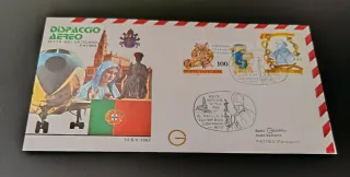 7 Sobres Viaje Papa Juan Pablo II Portugal 1982