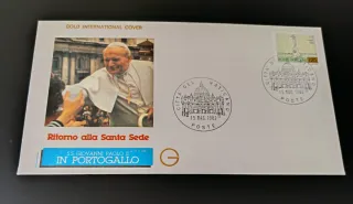 7 Sobres Viaje Papa Juan Pablo II Portugal 1982