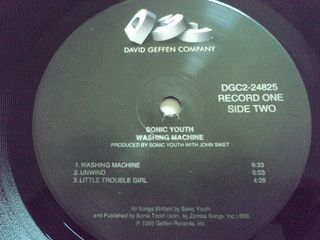 Sonic Youth - "Washing Machine" 2LP ORIGINAL