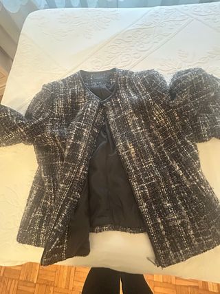 Chaqueta Tweed Cortefiel XL