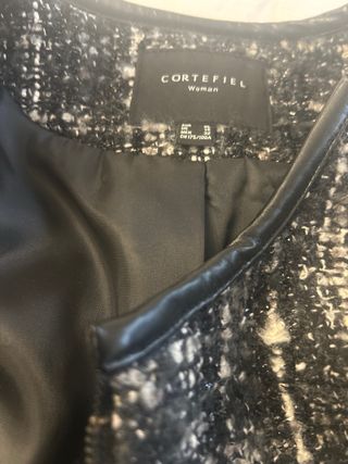 Chaqueta Tweed Cortefiel XL