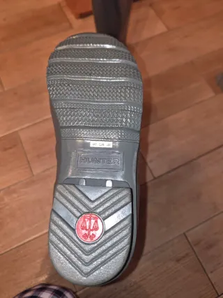 Botas de agua Hunter grises talla 36