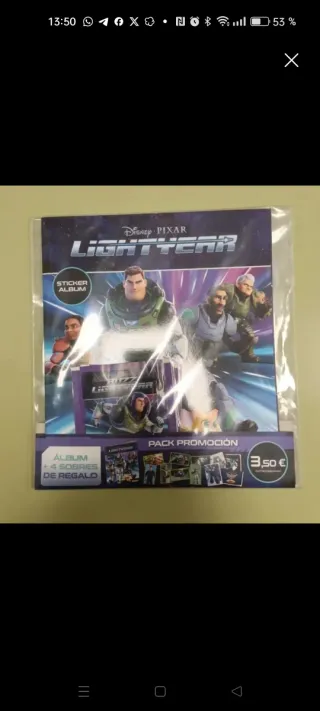 Álbum vacío LIGHTYEAR Disney Pixar