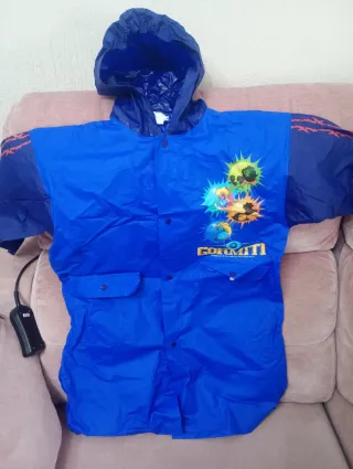 Chubasquero infantil azul