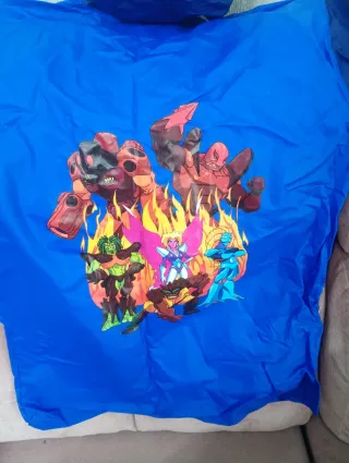 Chubasquero infantil azul