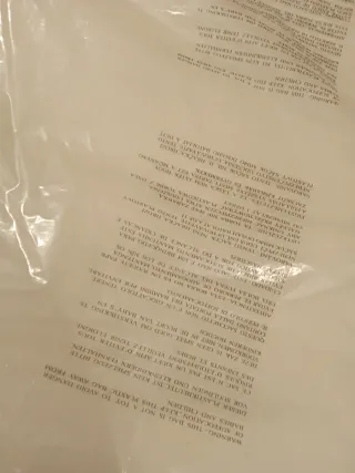 Colchón hamaca Amazon Basics blanco nuevo