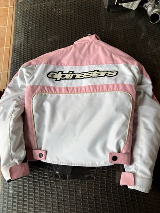 Chaqueta Alpinestars Mujer Rosa y Blanca