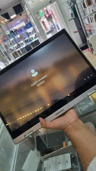 Portátil Táctil Medion S4401 Gris/Plata