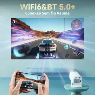 Projetor P30 Pro Android 14 WiFi6 BT 5.0