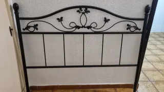 Cabezal forja negro 135cm