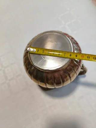 Jarra antigua de alpaca