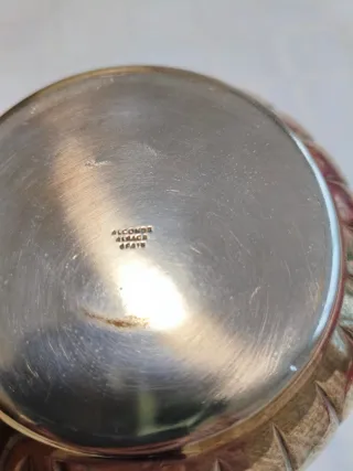 Jarra antigua de alpaca