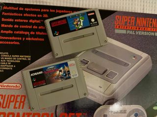 Super Nintendo SNES PAL + Mando + 2 juegos