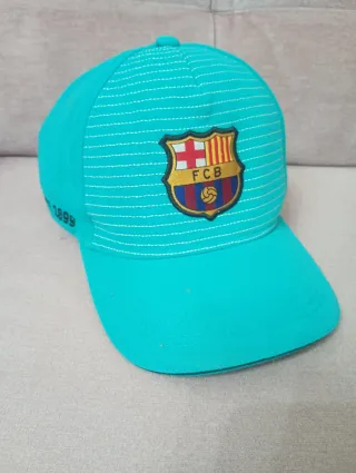 Gorra FC Barcelona Retro Turquesa