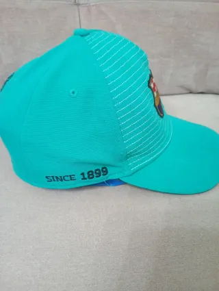 Gorra FC Barcelona Retro Turquesa