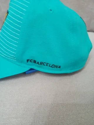 Gorra FC Barcelona Retro Turquesa