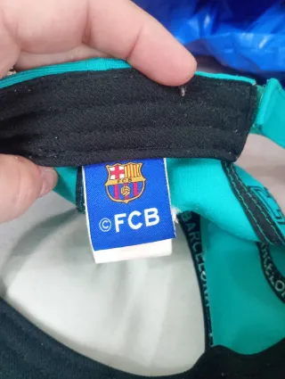 Gorra FC Barcelona Retro Turquesa