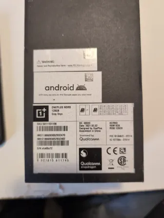 OnePlus Nord 5G Negro/Gris
