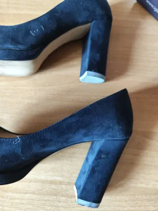 Scarpe donna Kammi pelle scamosciata blu