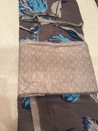 Juego de sábanas floral ,6 piezas 100%algodon