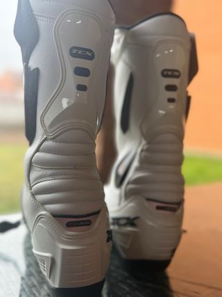 Botas Moto TCX Carretera Blancas