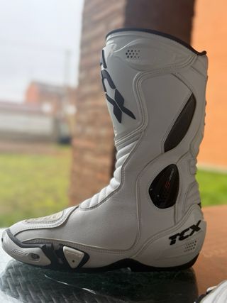 Botas Moto TCX Carretera Blancas