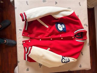 Chaqueta Varsity Zara Roja Talla XL
