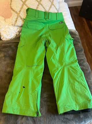 Pantalón esquí freeride AG verde Talla XS