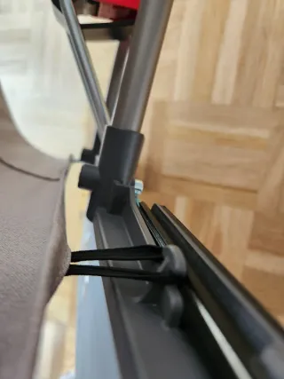 Hamaca BabyBjörn gris con funda