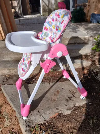 Trona para bebé con estampado de elefantes