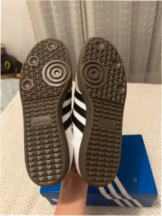 Adidas Samba OG Blanco Gris Talla 42