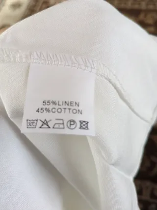 Camisa de vestir blanca hombre