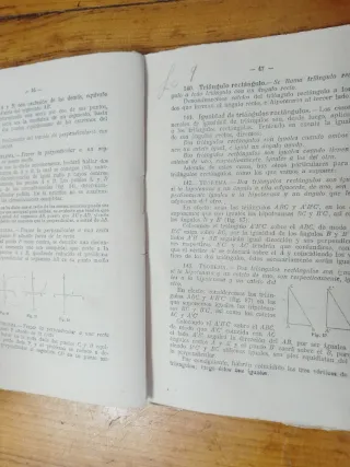 Matemáticas Geometría 2º Bachillerato 1940