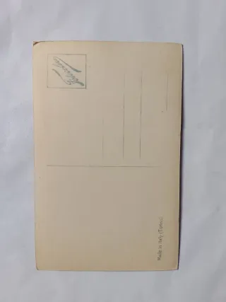 In regalo cartolina storica di Benito Mussolini...