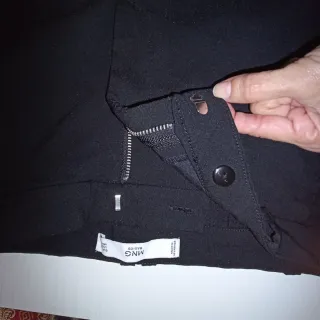 Pantalón Mango Negro Talla M