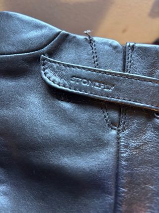 Botas de piel Stonefly negras talla 38