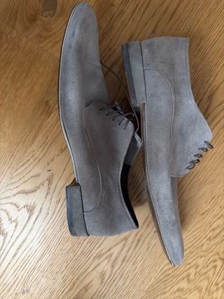 Zapatos de vestir grises para hombre hugo boss