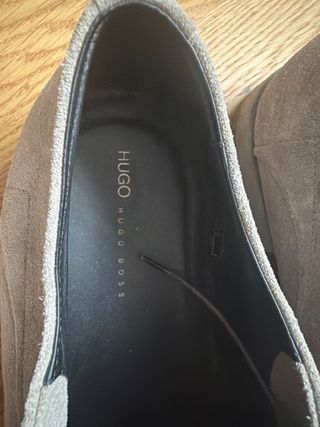 Zapatos de vestir grises para hombre hugo boss