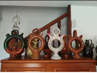 Botijo Porrón Artesanía Cerámica