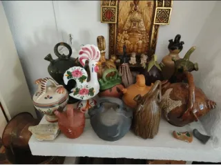 Botijo Porrón Artesanía Cerámica