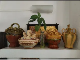 Botijo Porrón Artesanía Cerámica