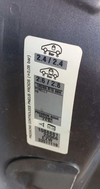 Peugeot 468212 asiento delantero izquierdo 207