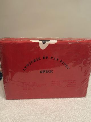 Juego de sábanas blancas,6 piezas,algodon