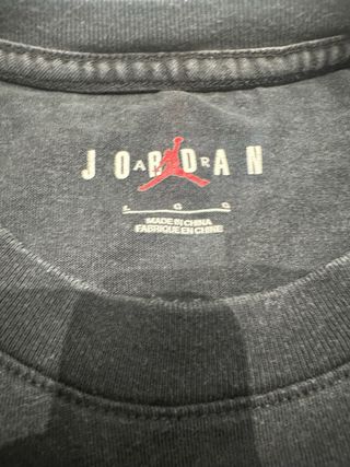 Camiseta Jordan Negra Logo Jumpman