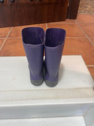 Botas de agua para niño moradas Talla 29/30